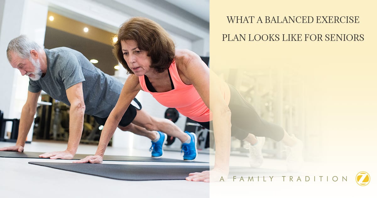 What a Balanced Exercise Plan Looks Like for Seniors - Heritage ...