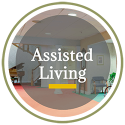 A button for the Assisted Living page